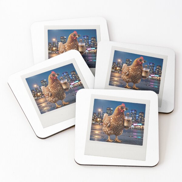 Item preview, Iced Coffee Hen  designed and sold by TheEndDesign.