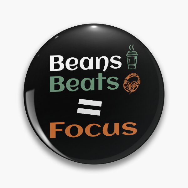 Item preview, Beans. Beats. Focus. designed and sold by TheFineShirt.