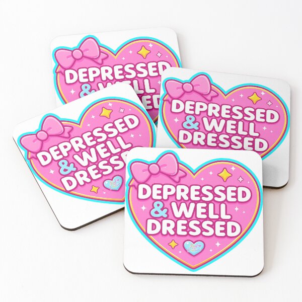 Item preview, Depressed & well dressed Cutie Badge designed and sold by FuelAndFlourish.