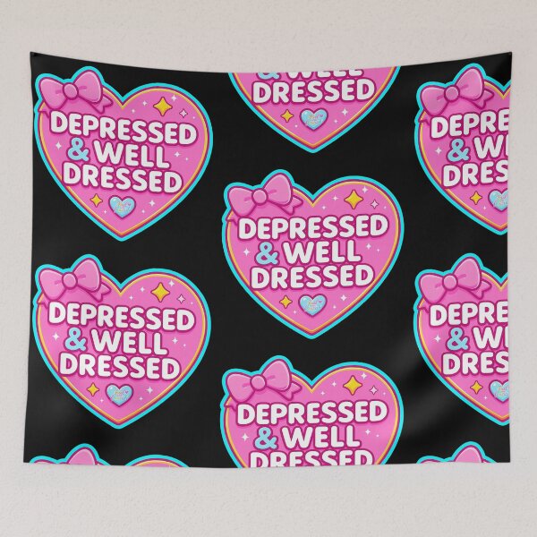 Item preview, Depressed & well dressed Cutie Badge designed and sold by FuelAndFlourish.
