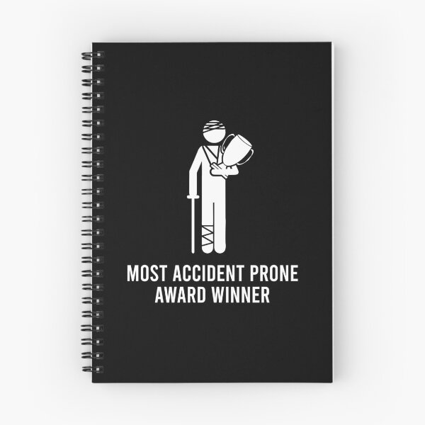 Item preview, Most Accident Prone Award Winner - Funny Injury Get Well Soon Gift designed and sold by qirlahasny.