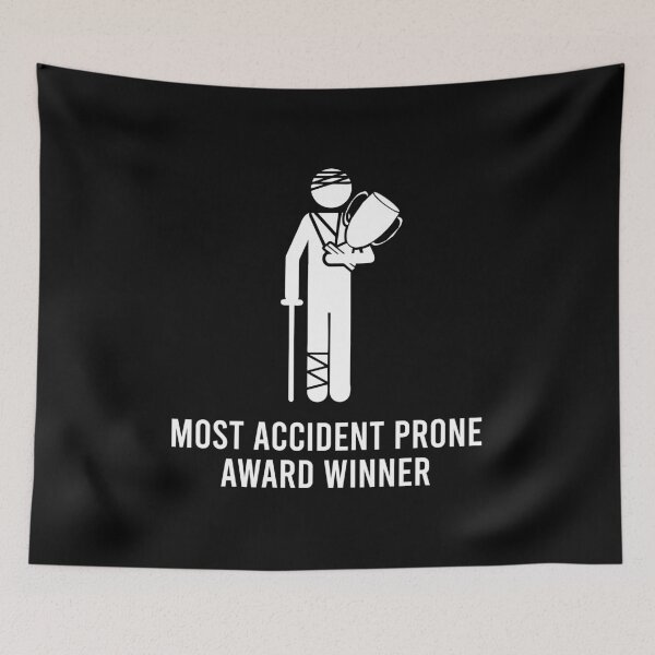 Item preview, Most Accident Prone Award Winner - Funny Injury Get Well Soon Gift designed and sold by qirlahasny.