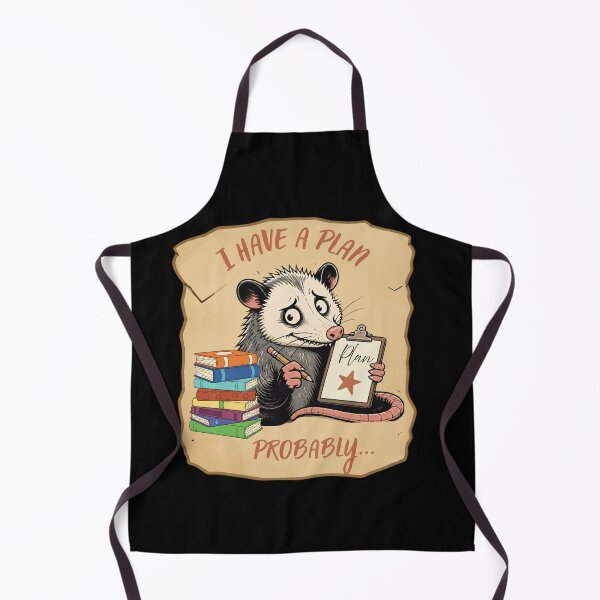 Item preview, I Have a Plan Probably Funny Possum Back to School Design designed and sold by T-version.