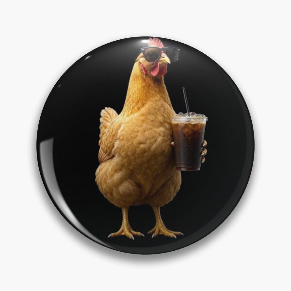 Item preview, Iced Coffee Hen  designed and sold by TheEndDesign.
