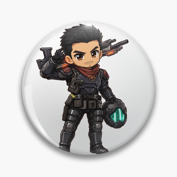 Item preview, scifi chief soldier ship pilot enginering cute anime dnd art original art character design designed and sold by sabartgunpla.