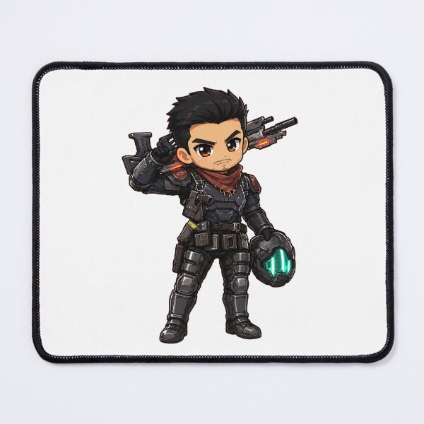 Item preview, scifi chief soldier ship pilot enginering cute anime dnd art original art character design designed and sold by sabartgunpla.