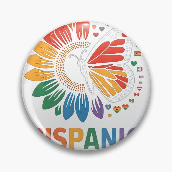 Item preview, Hispanic Heritage Month Butterfly Flags 2025 T-Shirt_93773520 designed and sold by Aru Pxle.