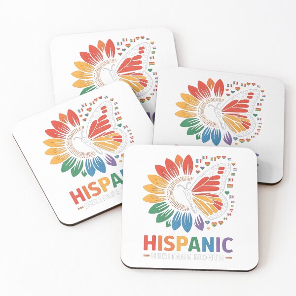 Item preview, Hispanic Heritage Month Butterfly Flags 2025 T-Shirt_94504071 designed and sold by Juvestore24.
