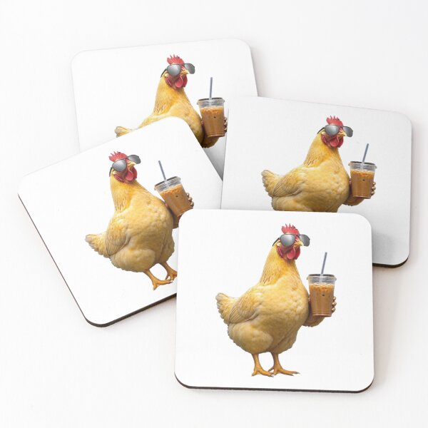 Item preview, Iced Coffee Hen  designed and sold by TheEndDesign.