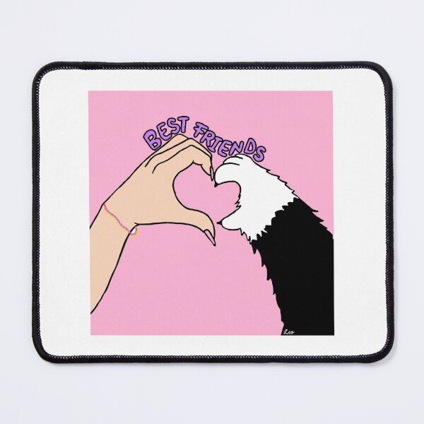 Item preview, Best Friends - Hand and Paw Heart designed and sold by BunnySoftArt.