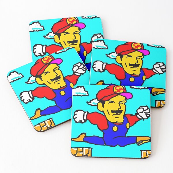 Item preview, SM Gigachad Mario Gaming Meme designed and sold by PandoraLombardi.