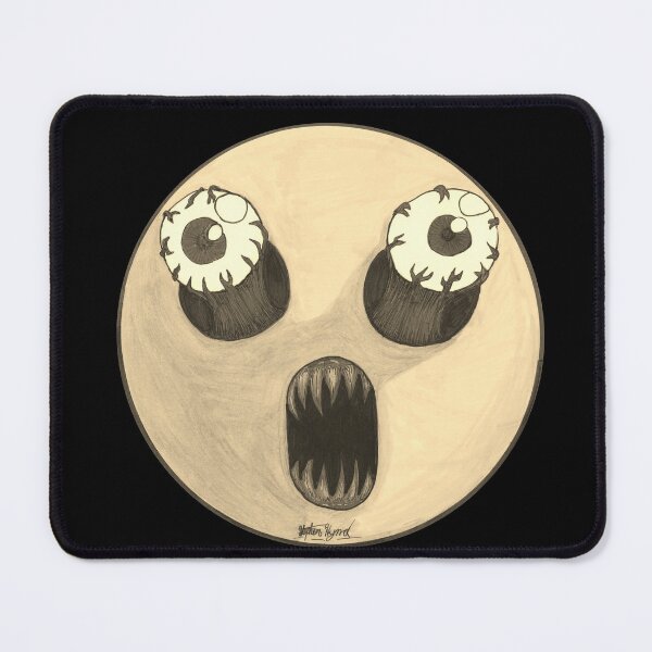 Item preview, Sepia Surprised Scar-E-Moji - Vintage Horror Edition designed and sold by Grimmlar.