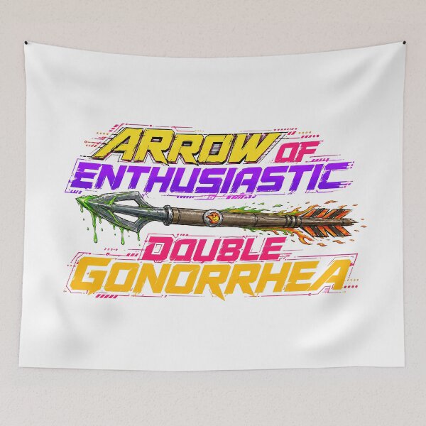 Item preview, Arrow of Enthusiastic Double Gonorrhea designed and sold by PopovBrothers.