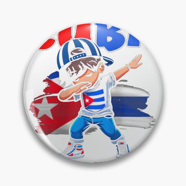 Item preview, Camiseta con la bandera cubana y el dab del Mes de la Herencia Hispana_88793997 designed and sold by Othinus.
