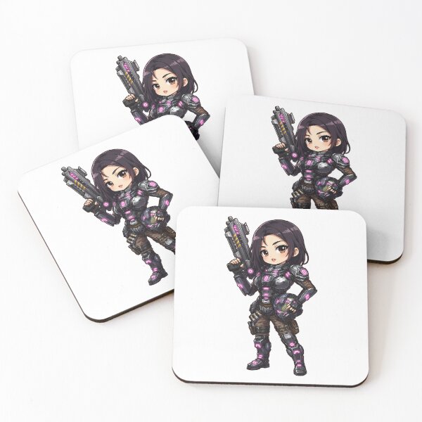 Item preview, lady scifi chief soldier ship pilot enginering cute anime dnd art original art character design designed and sold by sabartgunpla.