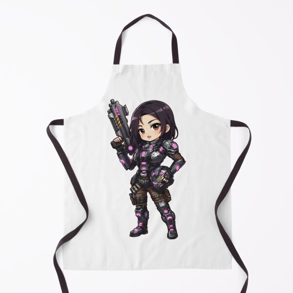 Item preview, lady scifi chief soldier ship pilot enginering cute anime dnd art original art character design designed and sold by sabartgunpla.