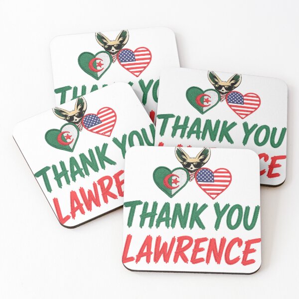 Item preview, Thank You Lawrence Algerian American Heart Embroidery Graphic designed and sold by ALL IN Crea .