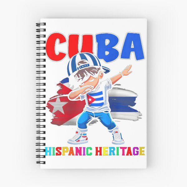 Item preview, Hispanic Heritage Month Cuban Flag Cuba Dabbing T-Shirt_92121292 designed and sold by gidget-gadget.
