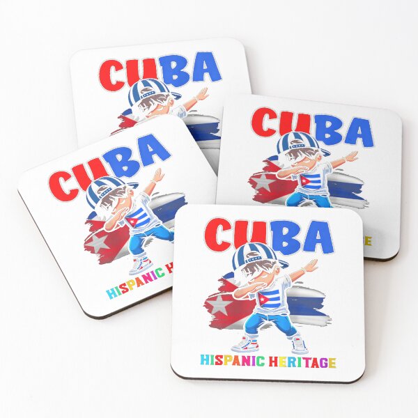 Item preview, Hispanic Heritage Month Cuban Flag Cuba Dabbing T-Shirt_93427377 designed and sold by Juvestore24.
