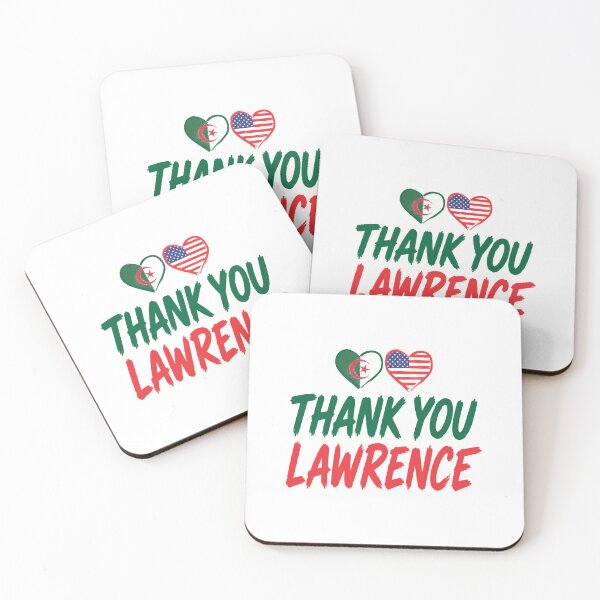 Item preview, Thank You Lawrence Algerian American Heart Embroidery Graphic designed and sold by ALL IN Crea .