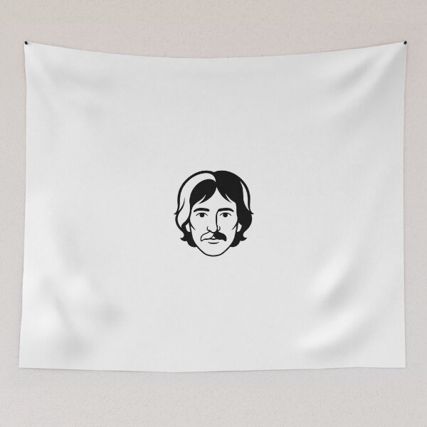 Item preview, Classic Rock Musician Bicolor Retro 70s Mustache Charly Garcia designed and sold by KiwiRider.