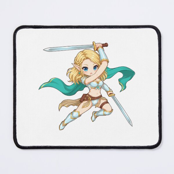Item preview, holy knight high elf beauty cute anime dnd art original art character design  designed and sold by sabartgunpla.
