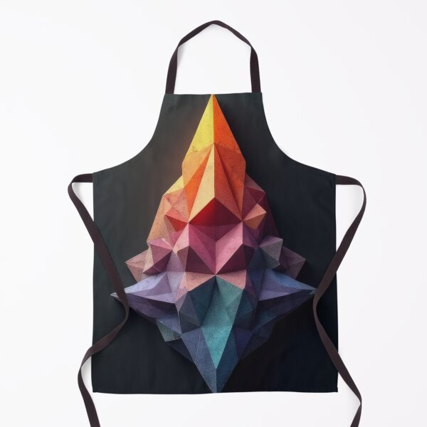 Item preview, Geometric crystal formations in warm and cool colors designed and sold by Mianku | Für das Leben.