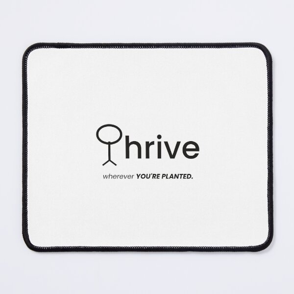 Item preview, Thrive Wherever Planted Minimalist Typography Tree Design designed and sold by VanSum.