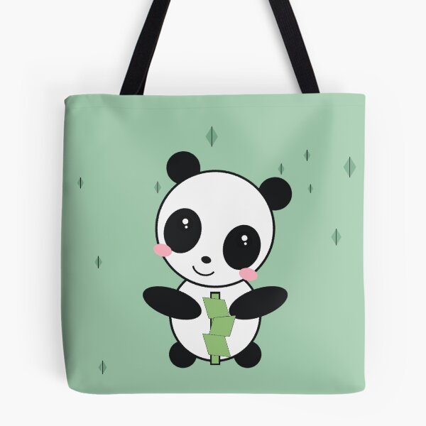 Item preview, Cute Kawaii Panda Eating Bamboo designed and sold by WearTheVibe Store.
