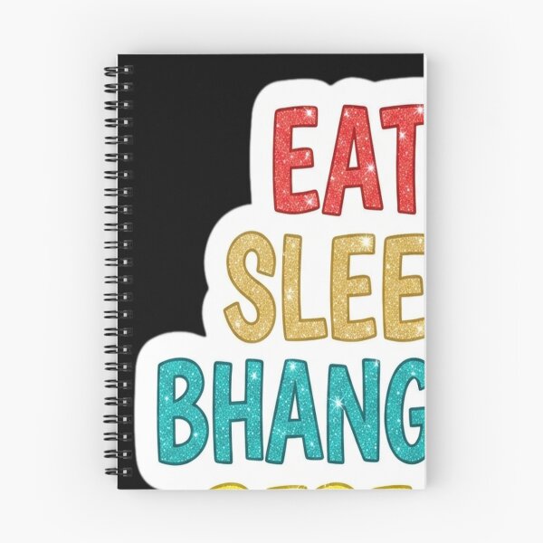 Item preview, Eat sleep bhangra repeat retro vintage designed and sold by ewellwarntzw.