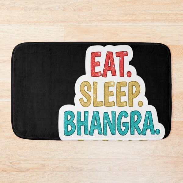 Item preview, Eat sleep bhangra repeat retro vintage designed and sold by ewellwarntzw.
