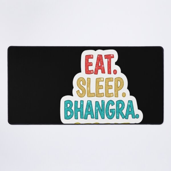 Item preview, Eat sleep bhangra repeat retro vintage designed and sold by ewellwarntzw.