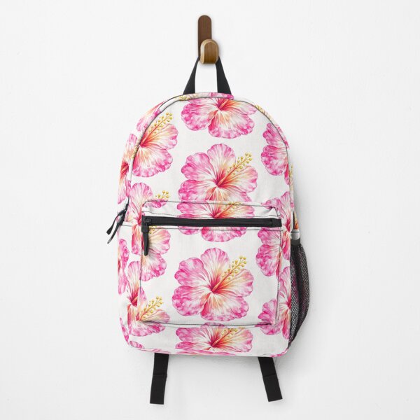 Item preview, Single Pink Paradise Hibiscus | Watercolor Tropical Floral Art | Botanical Flower Illustration designed and sold by Nolmo.