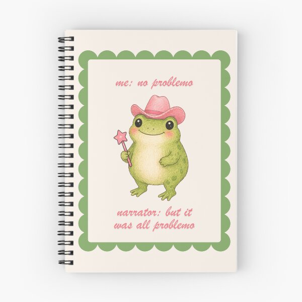 Item preview, Funny Cowgirl Frog No Problemo designed and sold by Seillean Daisy Society.