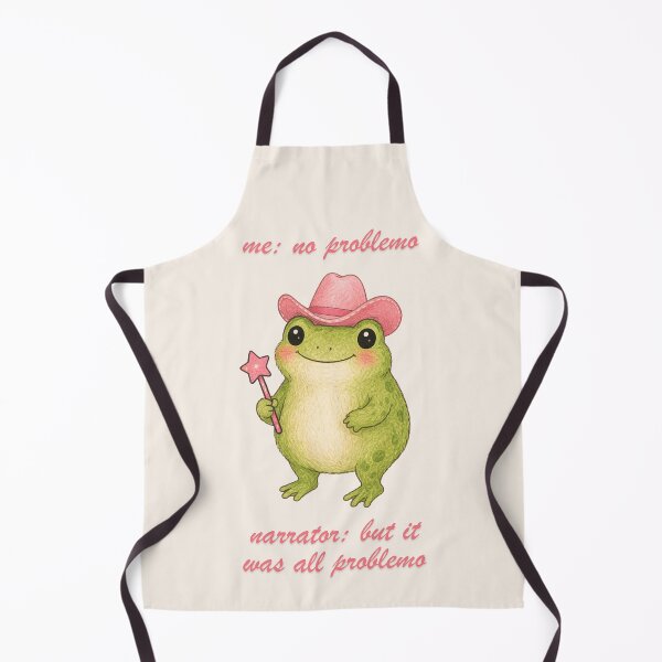 Item preview, Funny Cowgirl Frog No Problemo designed and sold by OopsieDaisiesSh.