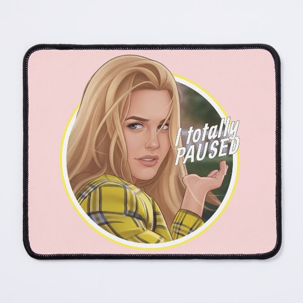Item preview, Clueless Cher Horowitz I Totally Paused 90s Movie Quote Graphic designed and sold by RahniNM.