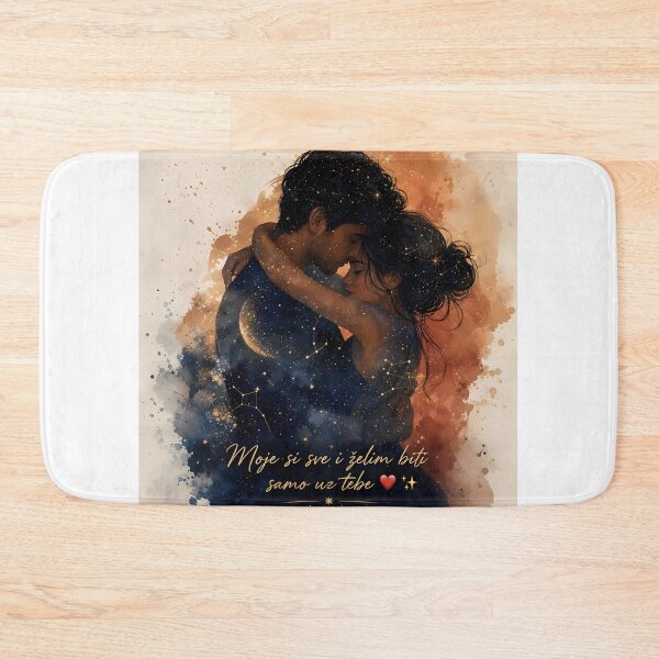 Item preview, You Are My Everything Romantic Couple Cosmic Art designed and sold by DignityLab.