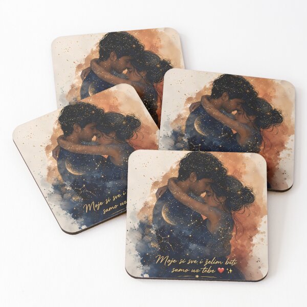 Item preview, You Are My Everything Romantic Couple Cosmic Art designed and sold by DignityLab.