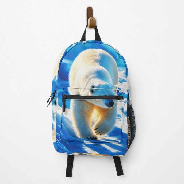 Item preview, Polar Bear in Golden Light – Arctic Wildlife Portrait designed and sold by RamyGallery.