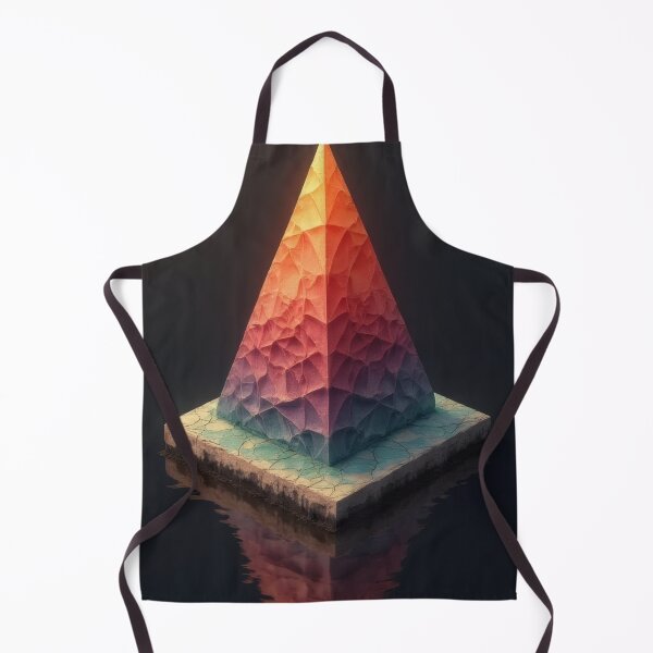 Item preview, Geometric pyramid on water surface with color gradient designed and sold by Mianku | Für das Leben.