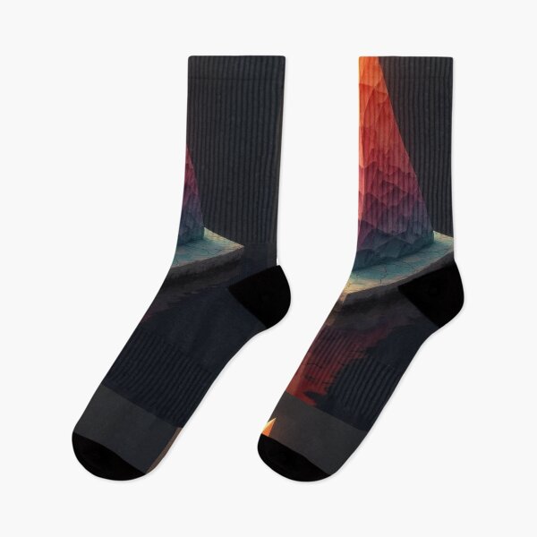 Item preview, Geometric pyramid on water surface with color gradient designed and sold by Mianku | Für das Leben.