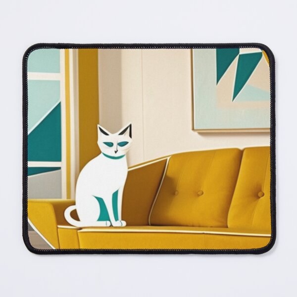 Item preview, Interior - Stylized Yellow Sofa, Warm Ambiance of the 1950s designed and sold by World-Pets.