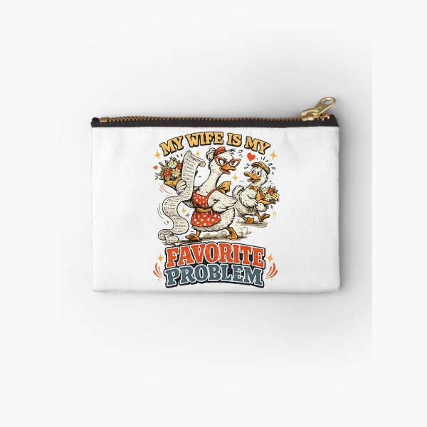 Item preview, My Wife Is My Favorite Problem - Vintage Duck Couple To-Do List designed and sold by BumbleBloom7.
