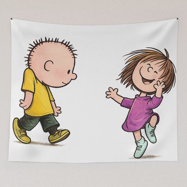 Item preview, Vintage Peanuts Charlie Brown Dance designed and sold by mariedesigner.