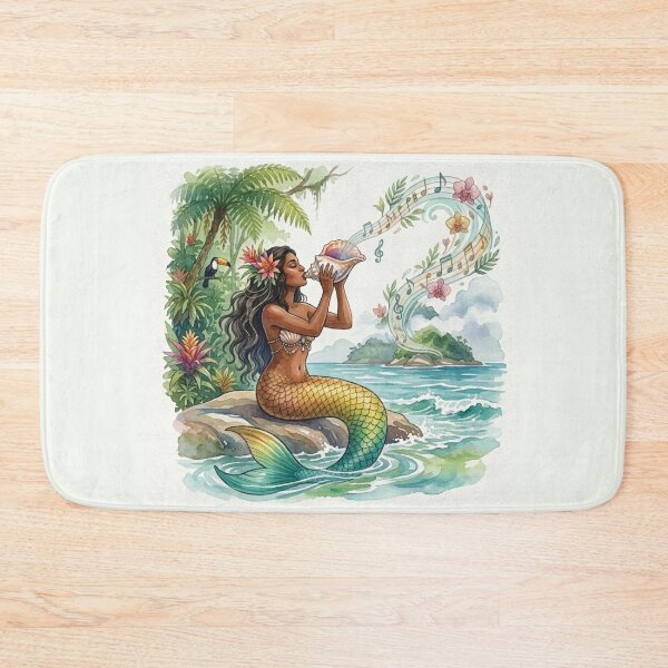 Item preview, Mermaid with a Conch Shell designed and sold by Bellewood222.