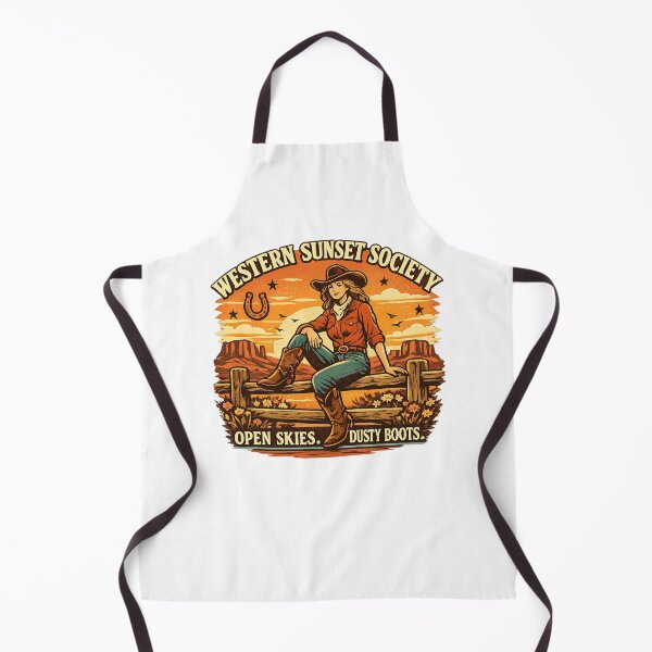 Item preview, Western Sunset Society Cowgirl Retro Western Design designed and sold by Concrete Coffee Studio.