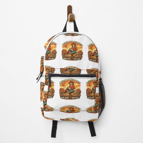 Item preview, Western Sunset Society Cowgirl Retro Western Design designed and sold by Concrete Coffee Studio.