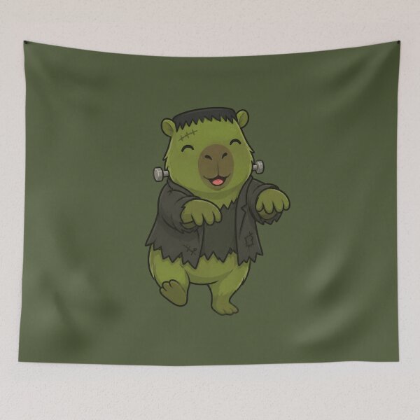 Item preview, Capybara Halloween Frankenstein designed and sold by Ivy-Triggs.