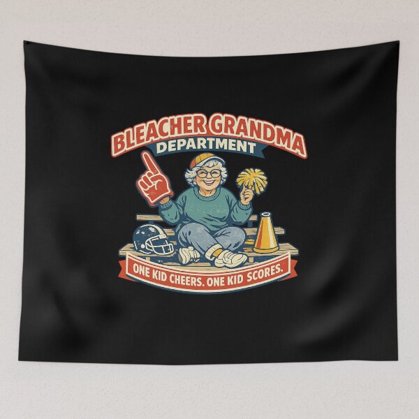 Item preview, Bleacher Grandma Department – Football & Cheer Grandma designed and sold by Concrete Coffee Studio.