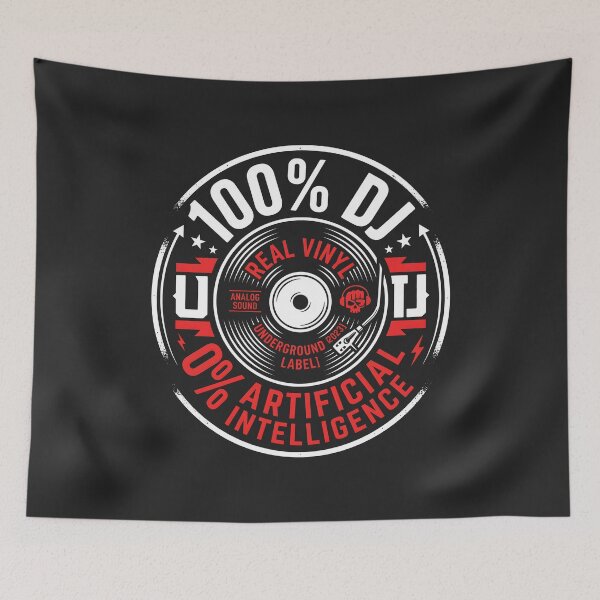 Item preview, Real Vinyl Underground DJ Retro Physical Media Audiophile Merch designed and sold by SplashTastic.